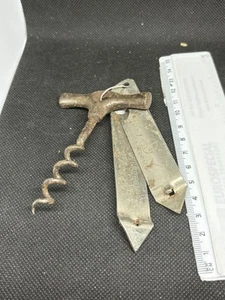 Flaschenöffner Korkenzieher Vintage Antik Artikel Kurioses Stück Metall ausgefallen 9e - Bild 1 von 3