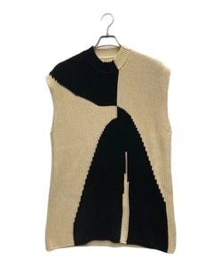JIL SANDER ROUND NECK RIBBED VEST Size: 44 Beige Men JSMQ751041 - Picture 1 of 6