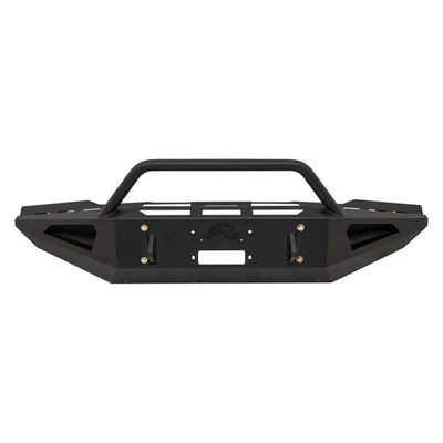 For Toyota Tundra 07-13 Front Bumper Red Steel Full Width Black Powder Coated Foto 1 de 4
