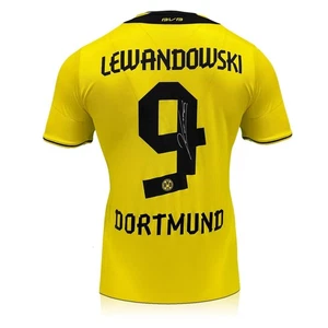 Robert Lewandowski Signed Original Borussia Dortmund 2013-14 Football Shirt - Picture 1 of 5