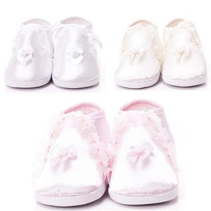 Christening shoes baby festive shoe baptism wedding girls bs204 sale - Picture 1 of 24
