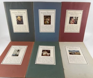 Lot of 6 Metropolitan Museum of Art Miniatures Albums (1949) Vintage Art Prints - Bild 1 von 21