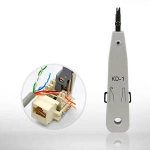 Compact Wire Stripping Tool with ABS Handle for Easy Network Installations - Picture 1 of 12