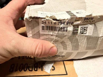 GENUINE BMW 5 Series E60 E61, 6 Series,  Brake Pads 34116794916. FRONT SET. 23D - Image 1 of 3