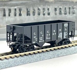 Micro-Trains 56160 CCC St Louis 33ft Twin Bay Rib Side Hopper 79367 N Scale - Picture 1 of 10