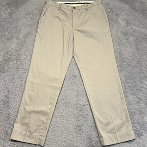 Brooks Brothers Chino Pants Men’s 35x30 Fits 34x30 Stone Clark Stretch Advantage - Picture 1 of 13