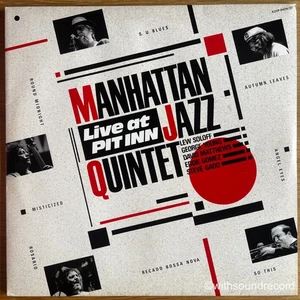 MANHATTAN JAZZ QUINTET Live At Pit Inn JAPAN ORIG DOUBLE LP 1986 PADDLE WHEEL - Imagen 1 de 10