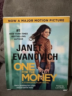 One for The Money by Janet Evanovich On Disc CD Unabridged Audiobook EUC Foto 1 de 3
