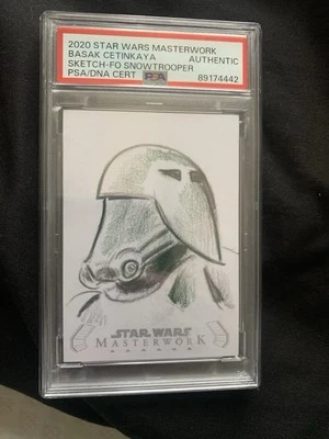 2020 Star Wars Masterworks Sketch by Basak Cetinkaya - Image 1 of 2