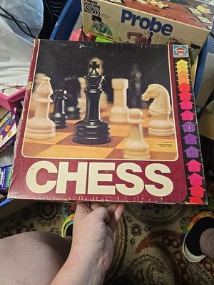 Chess Set VTG 1979 Audited 💯 Complete Hasbro Board Games MPN-2001 Rare HTF - Image 1 of 4