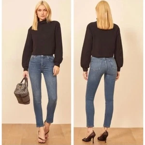 Reformation Womens Jeans Blue Size 27 High and Skinny Havana Jeans NWT - Picture 1 of 9