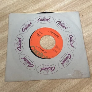The Beatles Yesterday Act Natural 45 7" Red Capitol - Picture 1 of 2