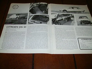 Citroen DS 21 1966 artículo original - Imagen 1 de 2