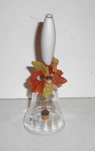 Glass & Porcelain Acorn Design Bell - Picture 1 of 2