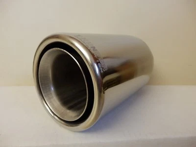 Auspuffblende Endrohr Blende Auspuff EDELSTAHL 104mm e-geprüft TOP Qualität i35 - Bild 1 von 4