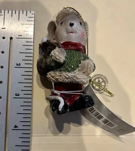 Santa Mouse Christmas Ornament - Picture 1 of 2