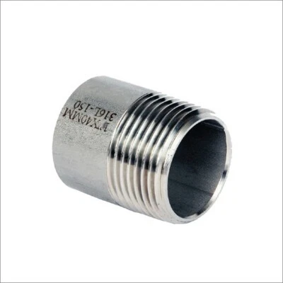 Weld Nipple Stainless Steel Pipe Fitting 1/8" - 4" Rated 150LB - Image 1 of 4