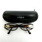 Vogue VO2813-B W656 Eyeglasses Frames Brown Tortoise Round Full Rim 53-17-135