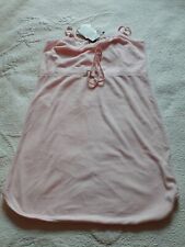 New Juicy Coulture Slip M Pink Cotton Terry Sleevless