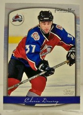 1999-00 Topps Premier Plus - CHRIS DRURY - Promo Sample Card - AVALANCHE NHL