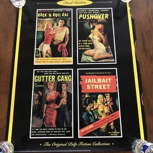 Pulp Fiction Original Art Poster Collection Printed By Portal Publishing 1995-96 - Picture 1 of 12