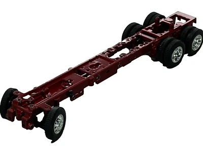 1/64 DCP PARTS BURGUNDY PETERBILT 359/379/389 300" FRAME - Image 1 of 4