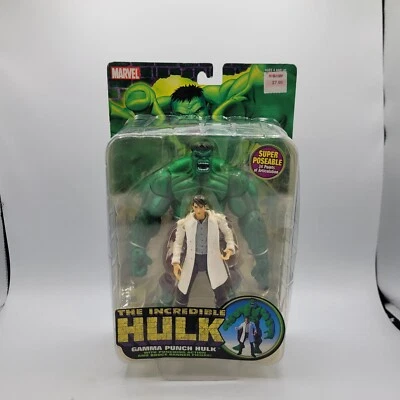 The Incredible HULK Gamma Punch HULK con Bruce Banner Figura ToyBiz algunos paquetes dmg Foto 1 de 4