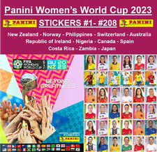 ** USA Seller ** Panini FIFA Women's World Cup 2023  - Stickers #1-#208