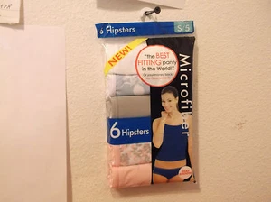 NEW 6-PAC OF LADY'S FRUIT OF THE LOOM MICROFIBER HIPSTER PANTIES - Picture 1 of 3