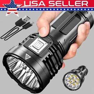 Lamparas de mano recargables led linternas alta potencia 10000000 lumens potente - Picture 1 of 14