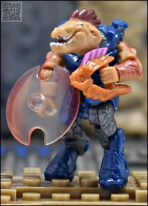HALO HEROES SERIES 8 MEGA BLOKS CONSTRUX COVENANT JACKAL MINOR MINI FIGURE FVK21 - Picture 1 of 5