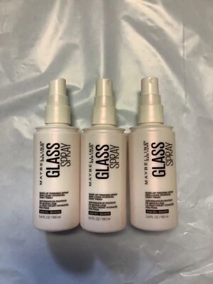 3*Nuevo spray de acabado de maquillaje Maybelline Facestudio VIDRIO tamaño completo 3,4 oz sin tapa Foto 1 de 2
