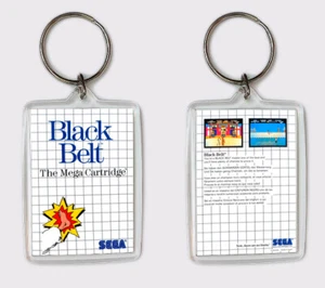Black Belt Sega Master System Keyring - Picture 1 of 1