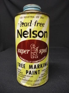 Uncommon Surveyor Logger Cruiser Nelson Tree Marking Paint Quart Can BLUE - Picture 1 of 8