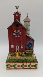 Jim Shore Red Barn Christmas Strength & Plenty Figurine 0000308 Heartwood - Picture 1 of 12
