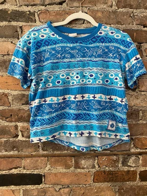 Camisa quirúrgica vintage años 80 90 camiseta corta playa natación desteñida para mujer camiseta de surf mediana EE. UU. Foto 1 de 4