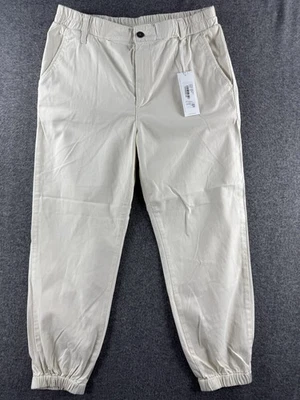 Pantalones de chándal informales AG Adriano Goldschmied para mujer Caden blancos crema 30 nuevos con etiquetas Foto 1 de 4