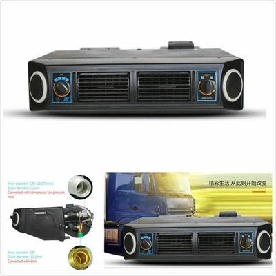 12V Universal A/C AC KIT Underdash Cooling Evaporator Compressor Air Conditioner - image 1 of 4