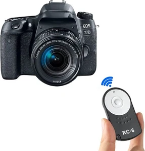 Wireless Remote Control For Canon RC-6 EOS Rebel M 5D Mark III IV 7D 90D 5DSR - Picture 1 of 4