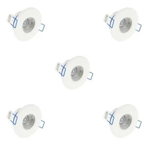 5 x Ovia 'Inceptor Nano' Dimmable LED Downlights 4000K 4.8W Cool White - Picture 1 of 3