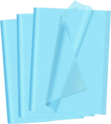 Light Blue Tissue Paper for Gift Bags 40 Sheets Weddings Birthday Fall Decoratio - Image 1 of 4