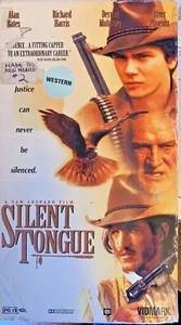 Silent Tongue (VHS) 1992 western stars Richard Harris, Alan Bates, River Phoenix - Picture 1 of 1