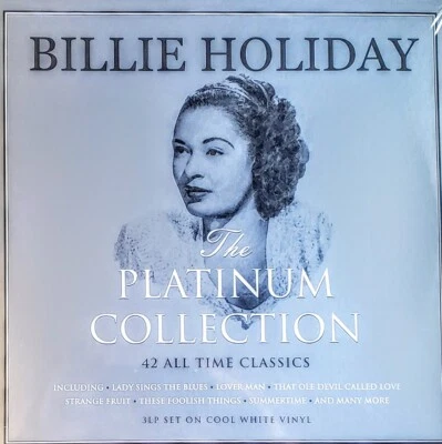 BILLIE HOLIDAY  THE PLATINUM COLLECTION 3 LP SET WHITE VINYL " NEW , SEALED " - Image 1 of 2
