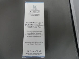 Kiehl's Clearly Corrective Daily Re-Texturizing TRIPLE ACID PEEL 1oz/30ML - Picture 1 of 5