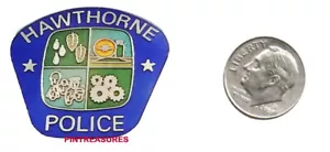 Polizei Pins Hawthorne, CA Historic Collector Vintage Retired Patch Anstecknadel UP - Bild 1 von 2