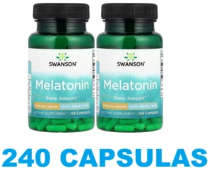 Swanson Melatoni, 3mg, 240 caps, sleep support. AYUDA SUEÑO SLEEP AID - Imagen 1 de 2