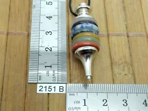 Donut Anhänger abnehmbar 7 CHAKREN + VERSTELLBARE KORDEL Reiki Halskette Chakra - Bild 1 von 4