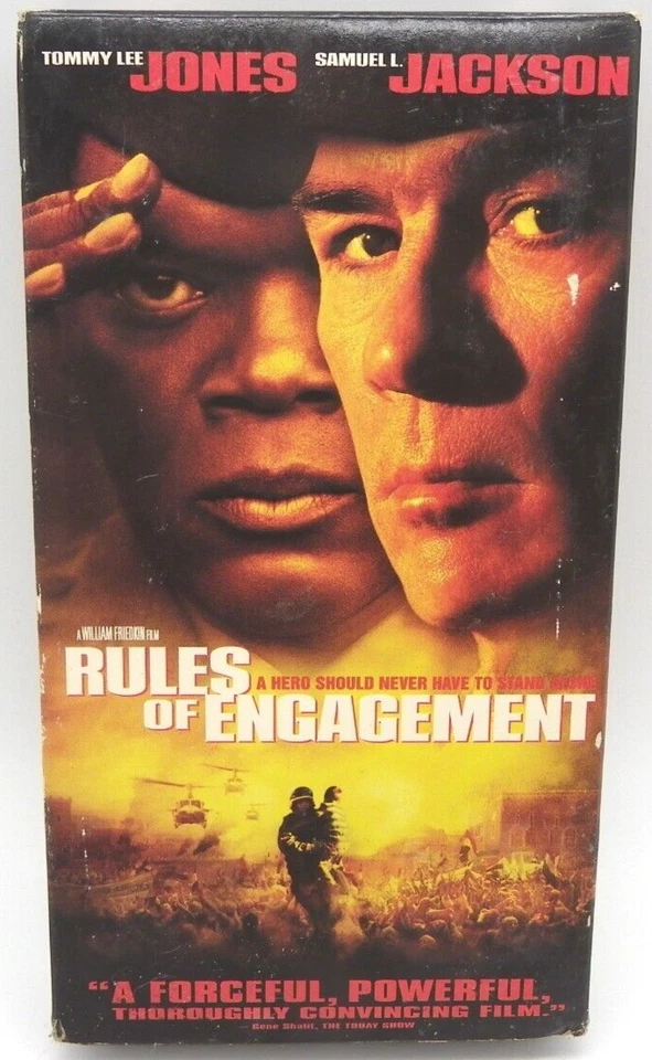 Rules Of Engagement VHS Action Shooting Tommy Lee Jones Samuel L. Jackson 2000 - Image 1 of 1