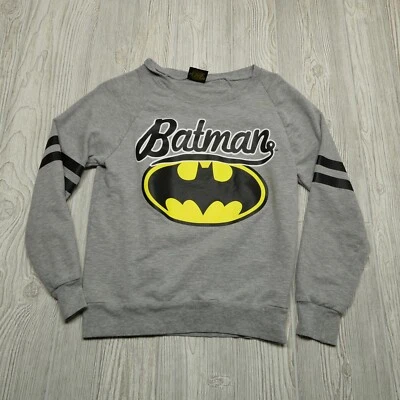 Sudadera DE COLECCIÓN Batman Juvenil Pequeña (3/5) Gris Manga Larga Estampado Foto 1 de 4