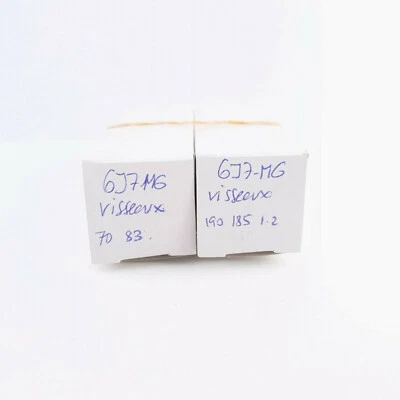 TUBO VISSEAUX 2 X 6J7MG. LOGO GRABADO. 70/190% CU ENA Foto 1 de 4